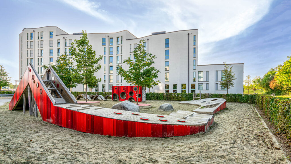 Gebaut Gewofag, Neuperlach Süd München Carl-Wery-Straße